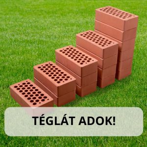 Téglát adok!<br>- EGYSZERI támogatás